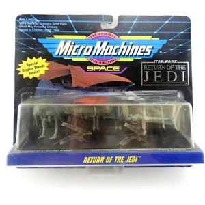 1993 Micro Machines Star Wars Return Jedi AT-ST Sail Barge Starfighter New Seale - Picture 1 of 3