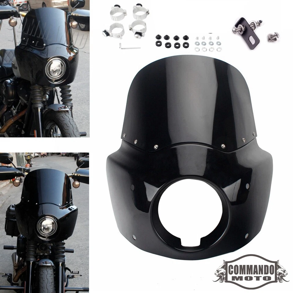 For Harley Softail Street Bob FXBB FXBBS FXLR 2018-2024 Headlight Fairing Kit - Image 1 of 4