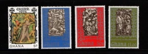 Ghana 1974 Easter Set of 4 Stamps Mint Unhinged - Picture 1 of 1