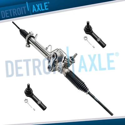 Complete Power Steering Rack and Pinion Tie Rod for Chevy Silverado Sierra 1500 - Image 1 of 4