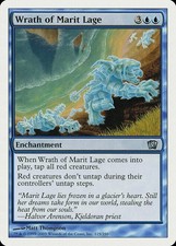 4x Wrath of Marit Lage – 8th Edition - Enchantment - MTG LP EDH Magic - MTG_Dom