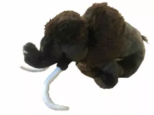 Wild Republic Woolly Mammoth Plush Brown Wild Stuffed Animal 9" Sitting - Picture 1 of 7