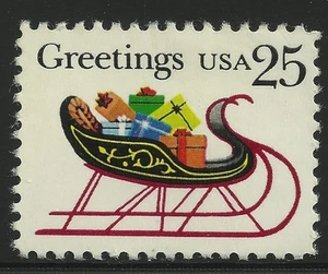 US Scott #2428, Single 1989 Christmas 25c VF MNH - Picture 1 of 1