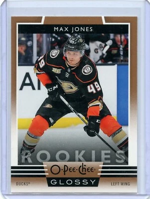 2019-20 O-Pee-Chee Glossy Rookies Copper #R-4 Max Jones - Image 1 of 2