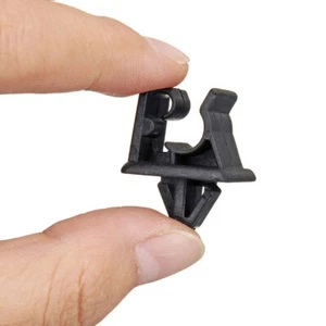 2Pcs Car Hood Prop Rod Holder Clips Cover Black Hood Pin Clips Parts Accessories - Imagen 1 de 12