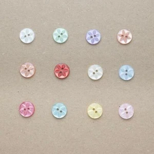Botones Estrella Bebé Varios Colores y Tamaños Disponibles Tejido, Ropa Bebé - Imagen 1 de 13