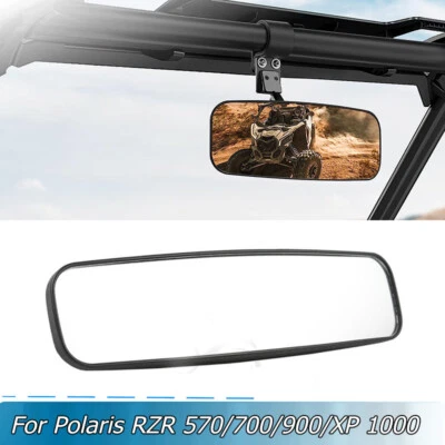 Barra con jaula enrollable para espejo retrovisor central ATV de 1,75" se adapta al espejo Arctic Cat Polaris Foto 1 de 4