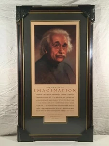 BRAND NEW Successories 16 X 30 Einstein Imagination - Picture 1 of 3