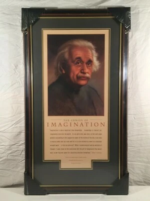 BRAND NEW Successories 16 X 30 Einstein Imagination - Image 1 of 3