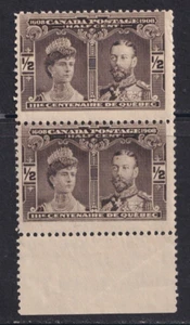 Canada 1908 Quebec Tercentenary Issue Pair of #96 , Mint NH - Bild 1 von 2