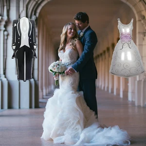 Brautpaar Luftballons Riesen Hochzeit Heliumballons Mr Mrs Kirchendekoration XXL - Bild 1 von 33