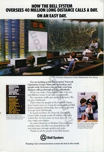 1979 Bell System Bedminster New York Photo PRINT AD Unique Gift Idea (1649) - Picture 1 of 1