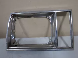 ✅ 80-82 Pontiac Phoenix CHROME Headlight Bezel Surround Right PASSENGER Side OEM - Foto 1 di 12