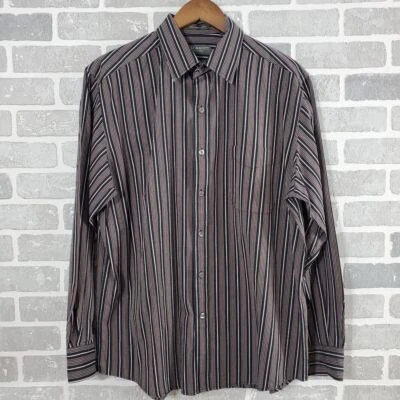 Lyle & Scott Scotland Shirt Mens Large Striped Multicolor Long Sleeve Button Up - Image 1 of 4