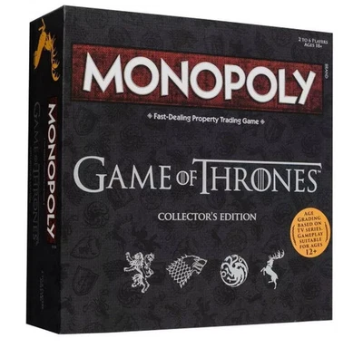 Monopoly Game of Thrones Collector Edition 2017 Board 2-6 PLAYER Game NEW SEALED - Image 1 of 4