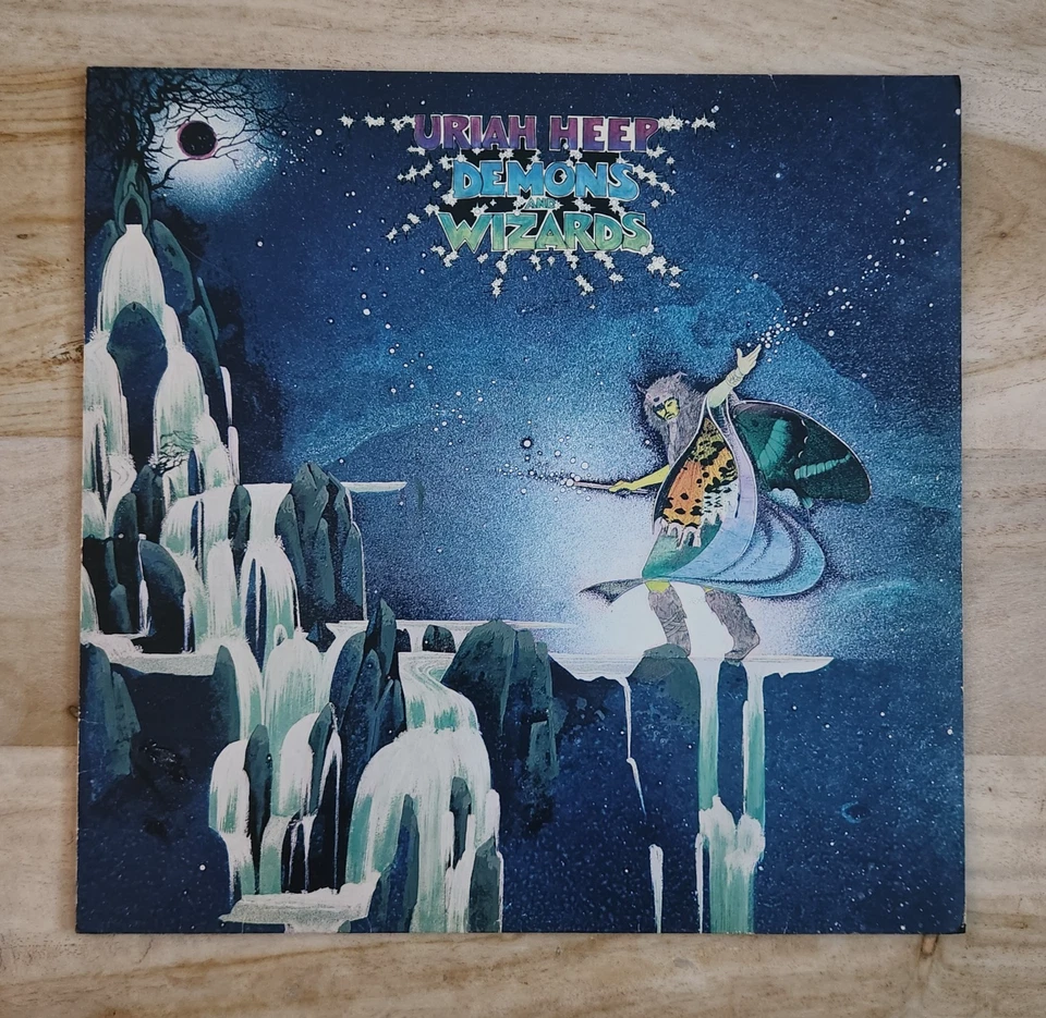 Uriah Heap - Demons And Wizards Vinyl LP 1983 Reissue German Import EX/EX - Image 1 of 4