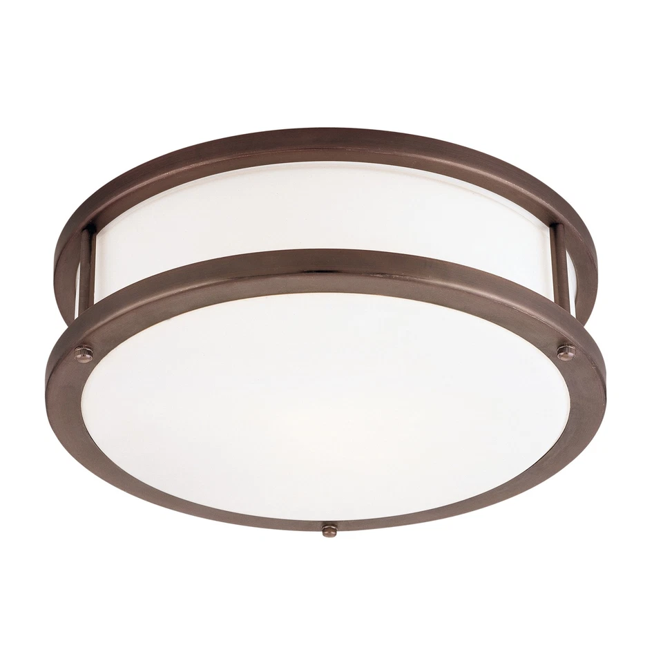 Access Lighting 50080LEDDLP Conga 16"W LED Flush Mount Drum - Bronze - Image 1 of 1