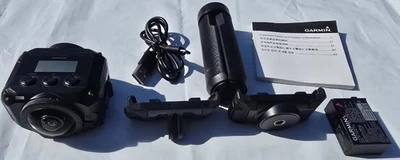 GARMIN Action Camera VIRB 360 Black up to 5.7K compatible 360 shooting Used - Image 1 of 4