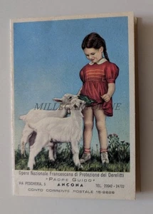 FRANZISKANISCHES WERK SCHUTZ VON VERLASSENEN VATER GUIDO ANCONA - Kalender 1958 - Bild 1 von 3