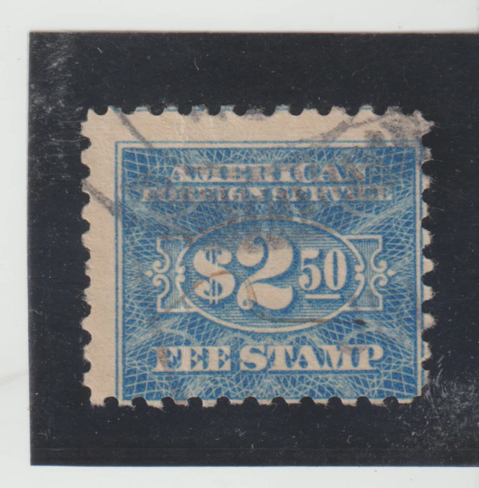 US Scott #RK29 Used $2.50 Foreign Service Fee Perf 10 - Image 1 of 1