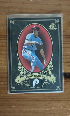 2007 Upper Deck SP Legendary Cuts Baseball #72 - Steve Carlton - Phillies - Image 1 of 2