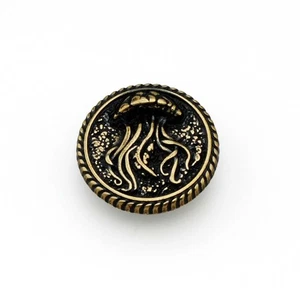5pcs Jellyfish Carving Metal Button, for Sewing & Crafts DIY Decor 15-23mm - Picture 1 of 9