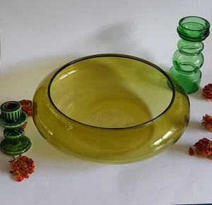 Large green Ikea glass bowl - great as a fruit bowl, for plants or decoration - Picture 1 of 8