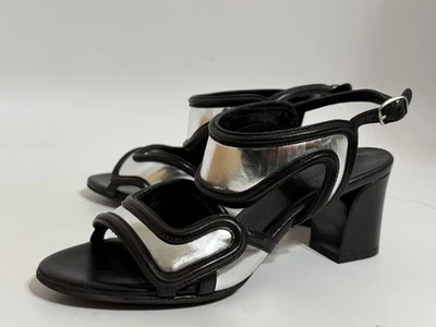 Sandalia Tacones De Colección Balenciaga de Nicolas Ghesquiere Metal Plateado 36 Foto 1 de 4