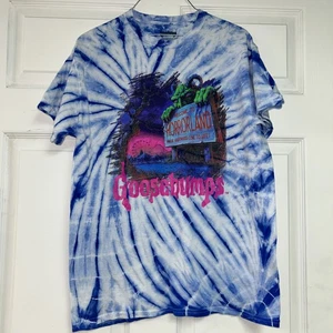 Goosebumps HorrorLand Tie Dye Graphic T-Shirt Size Medium Unisex - Picture 1 of 3