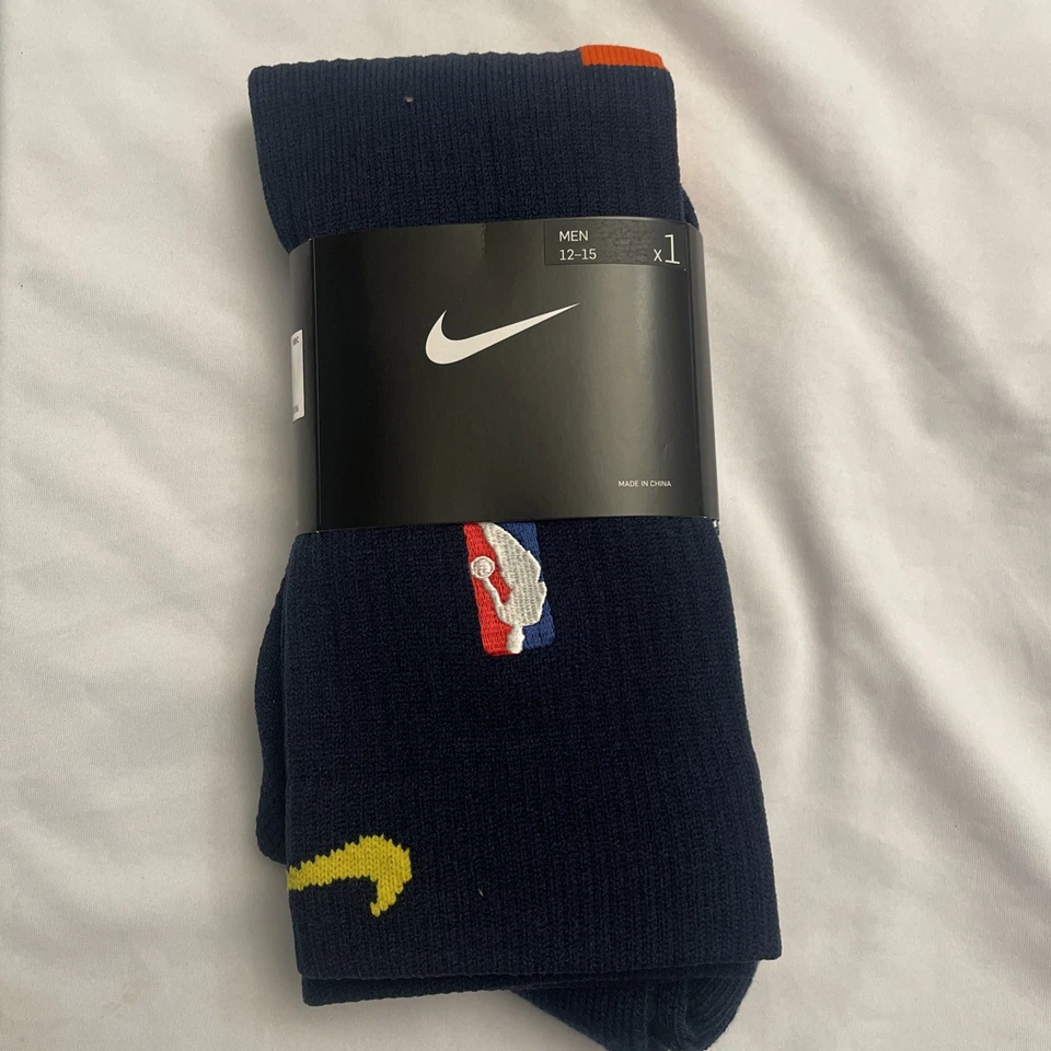 Golden State Nike Authentic Blue Sock  XL Knee High PAA423-419 S231 - Image 1 of 4