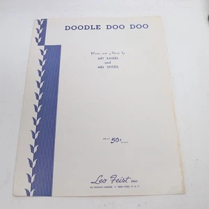 Doodle Doo Doo Klavier Gesang Noten Kassel Stitzel 924 Leo Feist - Bild 1 von 4