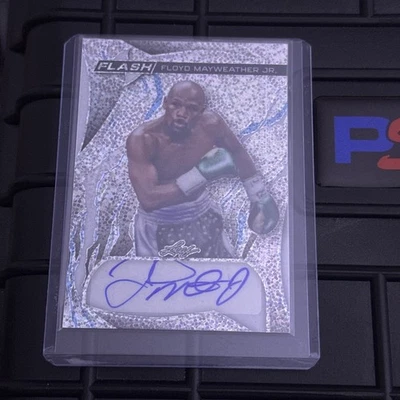 floyd mayweather autograph card leaf flash 2/3 FA-FM1 rare mayweather auto card - Image 1 of 2