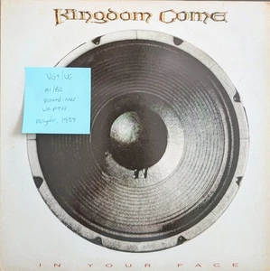 Kingdom Come In Your Face Vinyl Record VG+/VG 839 192-1 1989 - Picture 1 of 2