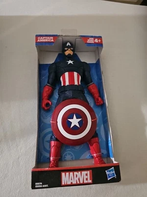 Boneco de ação Hasbro Marvel Capitão América 9" novo - Imagem 1 de 4
