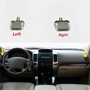 Clip de lengüeta de salida de aire de aire acondicionado izquierdo+derecho 2 piezas apto para Toyota Prado LC120 2003-09 - Imagen 1 de 5