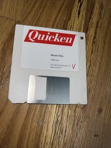 Quicken V1.5 Master Disk for Macintosh by Intuit 400k 3.5 Floppy disk - Picture 1 of 1