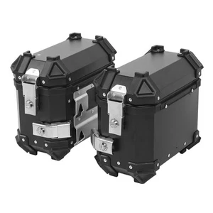 New Motorcycle Side Box Aluminum Alloy Anti Theft 18L Capacity With Safety Lock - Picture 1 of 12