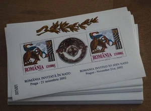 2002 Rumänien; 100 Blocks Teilnahme an Nato, postfrisch/MNH,Bl. 325, ME 2500,- - Picture 1 of 1