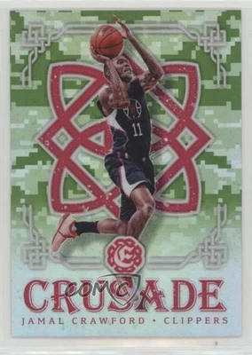 2016-17 Panini Excalibur Crusade Camo Jamal Crawford #76 - Image 1 of 2