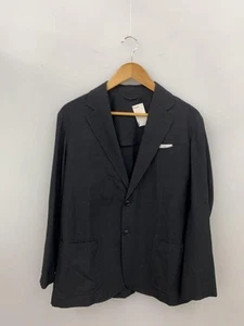 COMOLI tailored jacket 1 wool Black X01-01005 Used - Picture 1 of 5