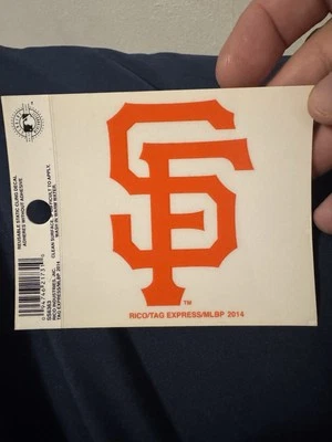 San Francisco Giants Logo Static Cling Decal Reusable 3x4 MLB LICENSED - Image 1 of 2