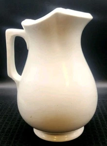 Antique Royal China International Ironstone White Pitcher 11" Farmhouse Cottage - Picture 1 of 11