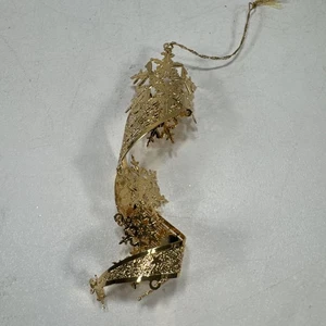 Danbury Mint Christmas Ornament 2009 Cascading Snowflakes 23k Gold Plated - Picture 1 of 11