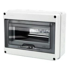 8 Way IP65 Circuit Breaker Box for Indoor Outdoor Electrical Distribution Needs - Picture 1 of 7