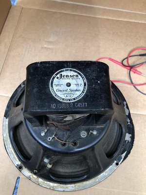 "Altavoz bobina de campo vintage de 12"" concierto Jensen A-12 c. años 40" Foto 1 de 4