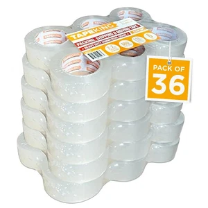 Tape King Clear Packing Tape - XL 110 Yards Per Roll (36 Rolls) - 1.88 Inch Wide - Picture 1 of 5