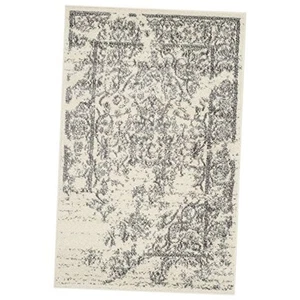 Adirondack Collection Accent Rug - 2'6" x 2'6" x 4' (Rectangular) Ivory/Silver - Picture 1 of 5