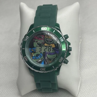 Reloj Nickelodeon TMNT LED Color Teenage Mutant Ninja Turtles Verde TMN4008AZ Foto 1 de 4