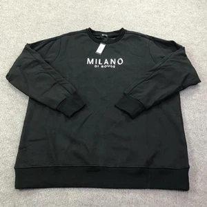Sudadera Milano Di Rouge Para Hombres 2XL Negra Robbie Lux Elastizada Cuello Redondo Pullover - Imagen 1 de 24