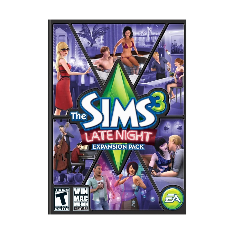 EA Computer Game Sims 3 - Late Night EX/NM - Image 1 of 1